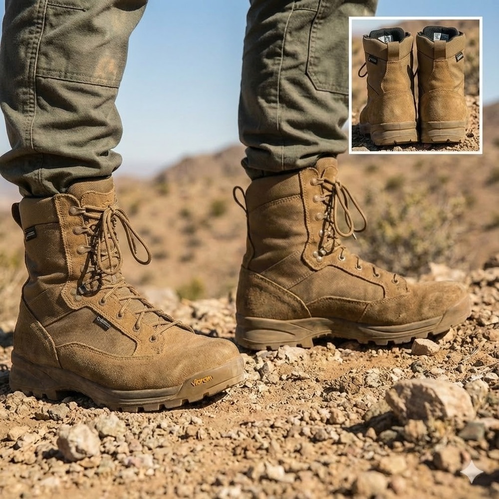 Garmont Men's T8 Extreme GTX Wide Tactical Boots Waterproof Coyote Brown Size 12